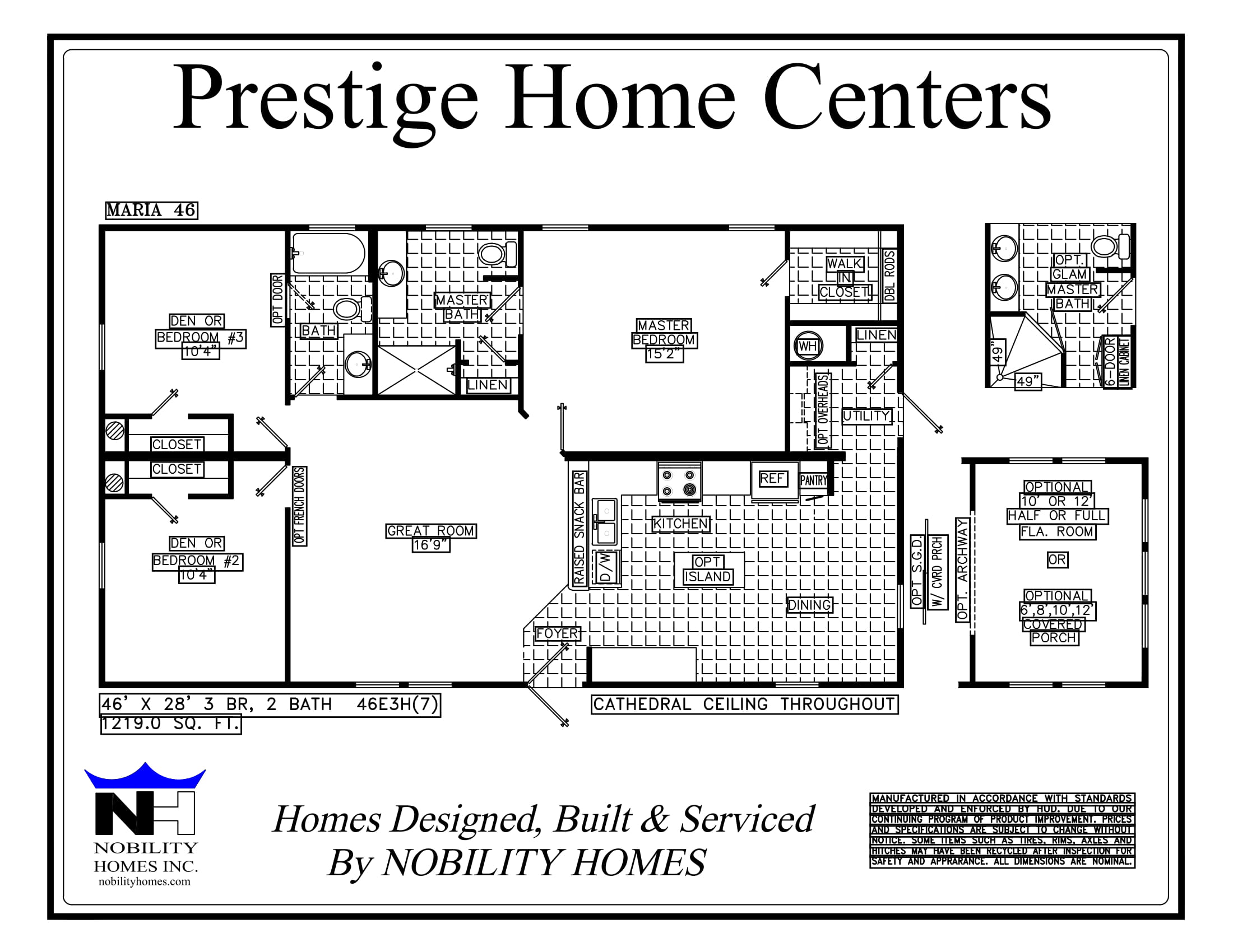 Maria 46 - Prestige Home Centers