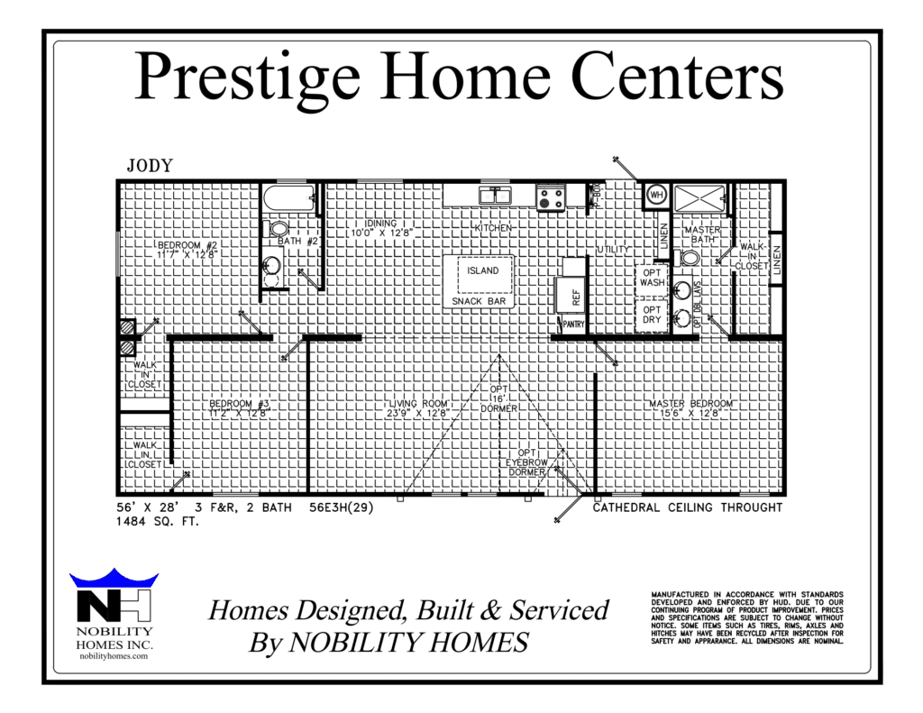 Jody Prestige Floor plan